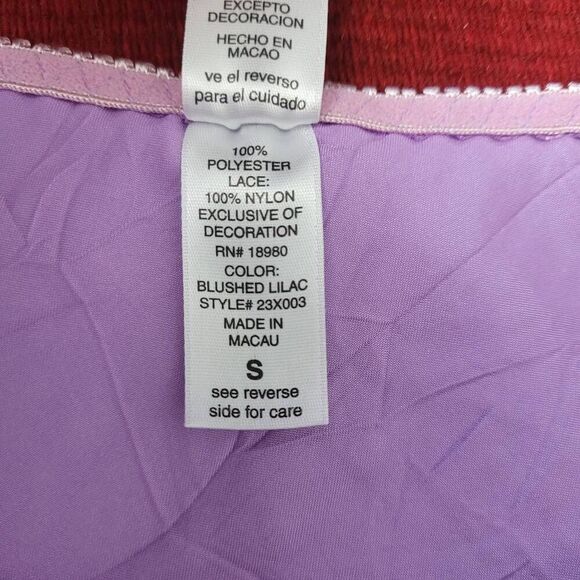 Vtg Y2K No Boundaries Satin Camisole Tank Top Sz S Lilac Lace Boho Fairy Grunge - Picture 4 of 7